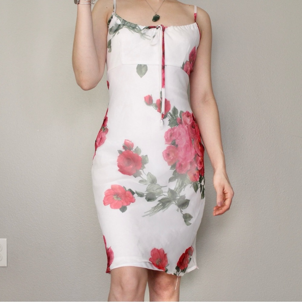 Vintage City Triangles Floral Dress